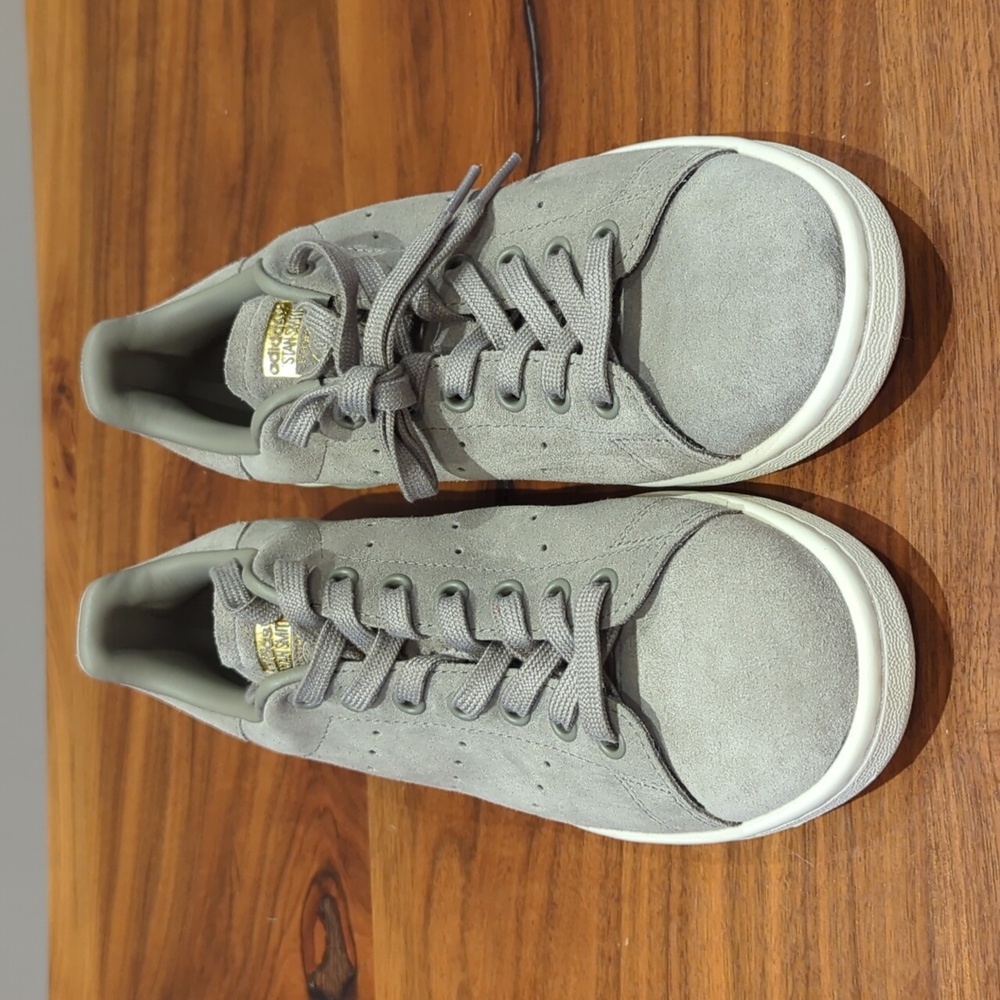 Adidas Originals Stan Smith Nwot Suede Shoes Men's 7.5 Deadstock View 2
